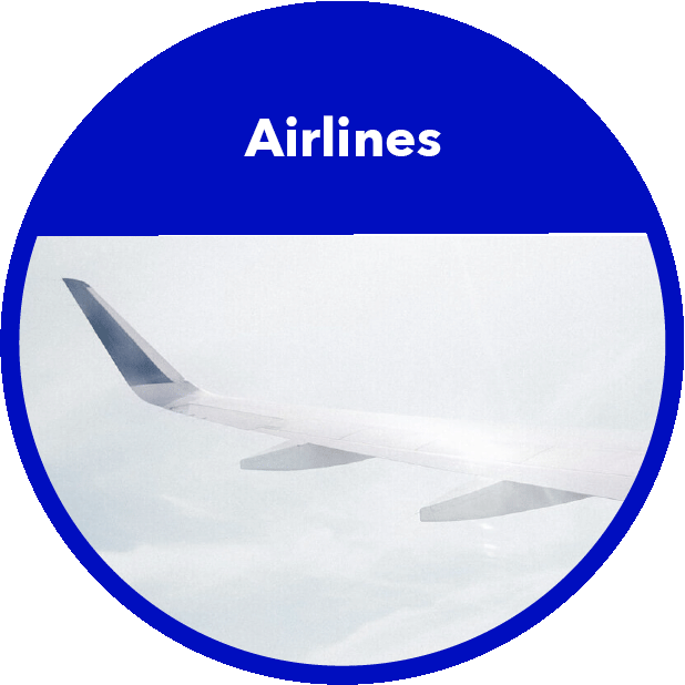 Airlines Branchenbild Rund